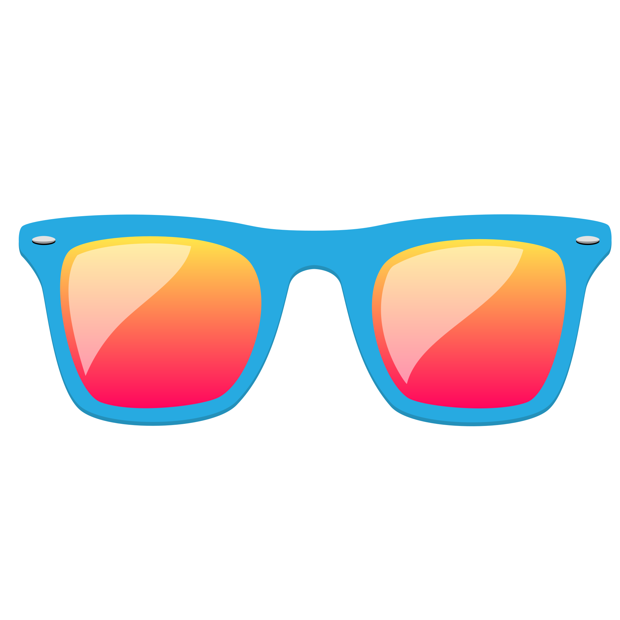 Blue glasses