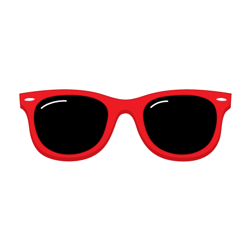 Red glasses